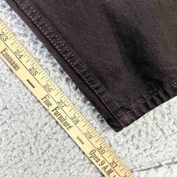 Vintage Levis 550 Jeans Women 16 Brown Relaxed Fit Tapered Leg Made in USA 90s - Picture 6 of 8